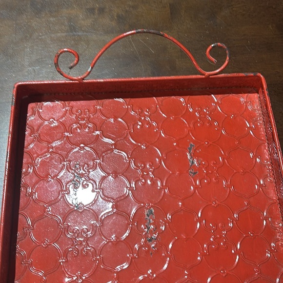 Red Metal Display Tray/Riser - Picture 5 of 8